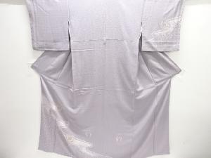 絞り花更紗模様刺繍訪問着